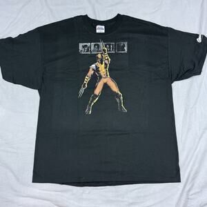 Vintage 2004 Wolverine Secret War Marvel Comics T-Shirt Black 2XL Graphitti y2k